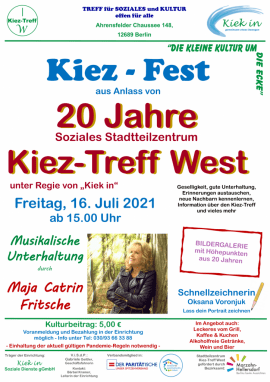 Kiez-Fest 20 Jahre STZ Kiez-Treff West
