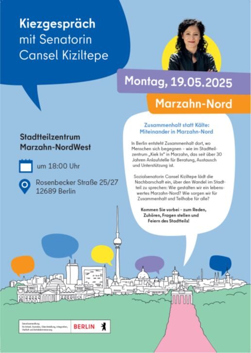 Kiezgespräch mit Senatorin Cansel Kiziltepe
