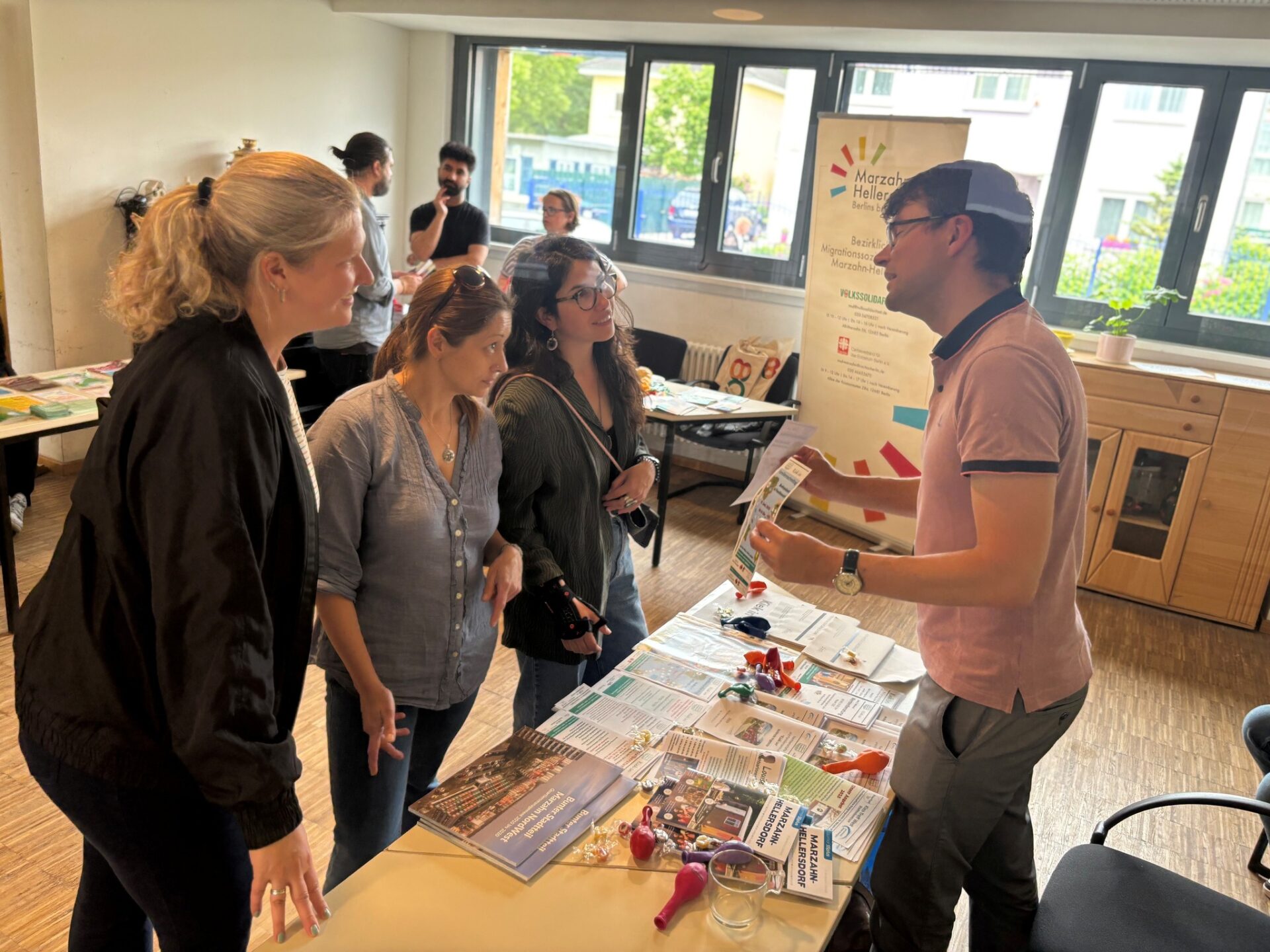 Stand beim Markt der Vielfalt