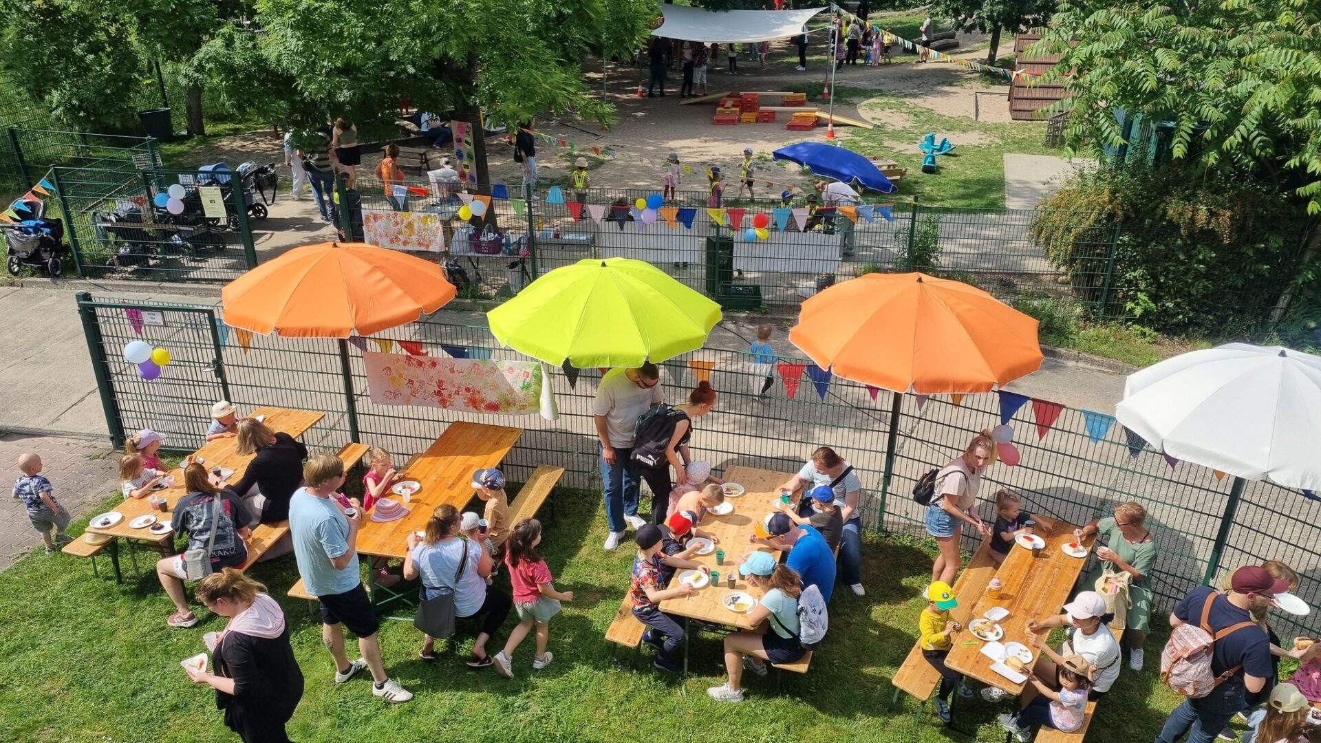 Blick auf's Kinderfest