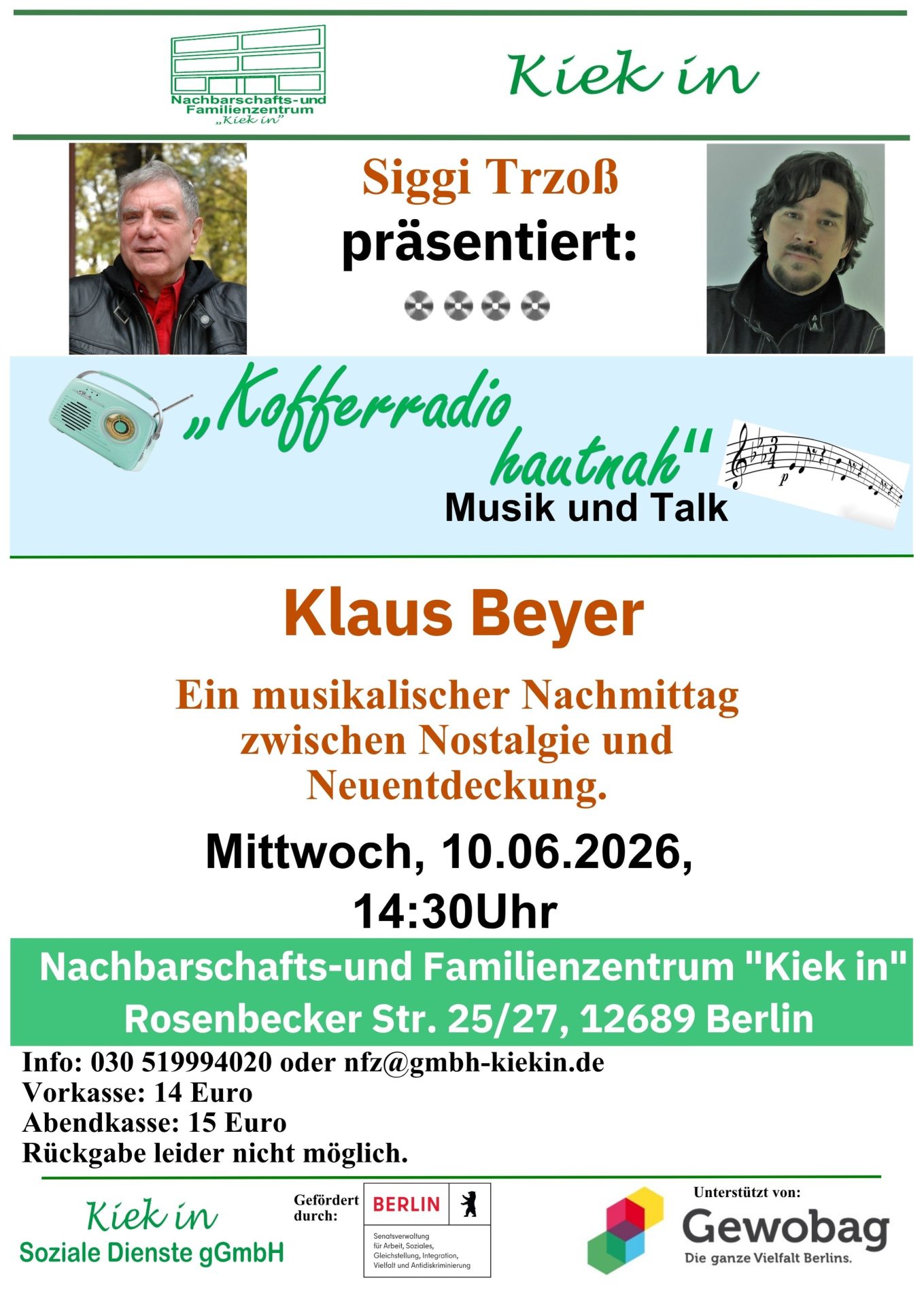 Kofferradio hautnah