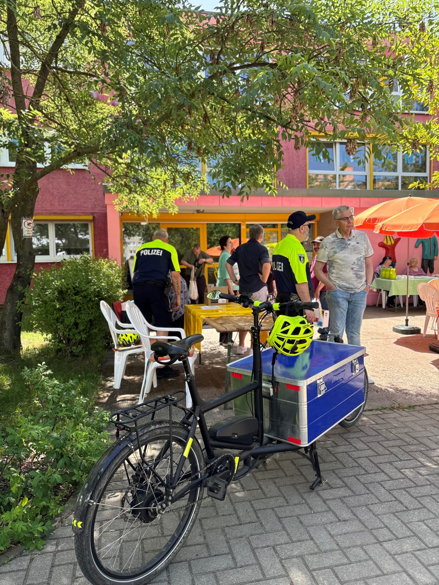Polizei vor Ort